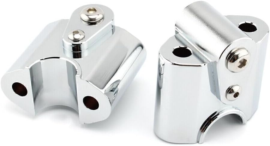 ya 4 8.8.2 Silver Motor Handlebar Risers Handle Bar Lift Clamp Adapters for for BMW R18