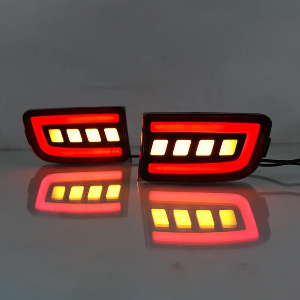 ya 13 9.15 baidi 4in1 Rear Bumper Reflector Lights Smoked For for Toyota for 4Runner 03-05 Hilux 03-09