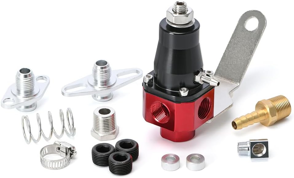 ya 11 9.14 baidi13301 Fuel Pressure Regulator Adjustable Motive 3-65psi 3 Port 3/8 NPT Universal