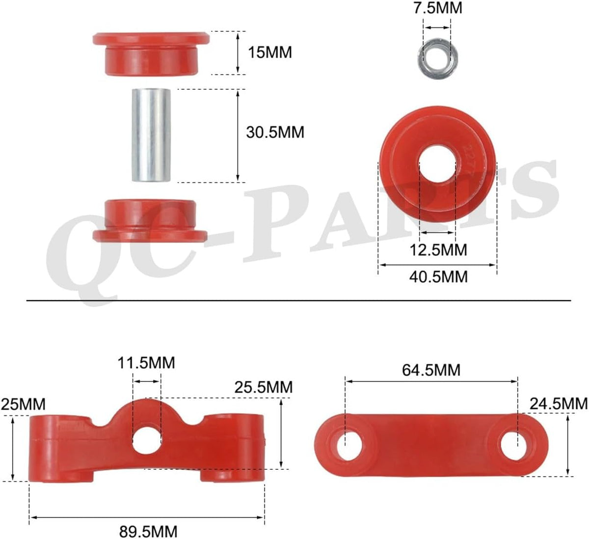 ya 12 10.8 baidi New red for MAN ual Transmission Linked stabilizer Bushing