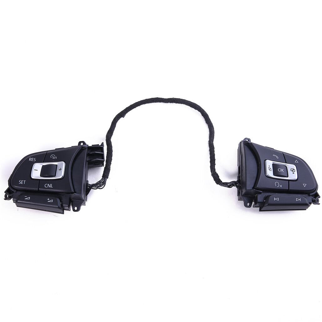 ya 4 8.8 One Pair of MFSW Steering Wheel Control Buttons for VW Polo 2015 Facelift 