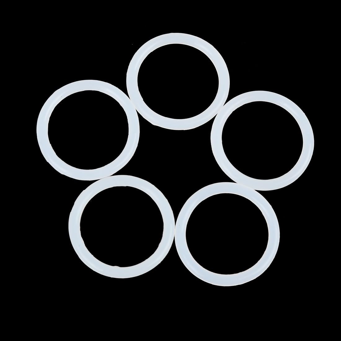 ya 13 9.15 baidi 10PC Silicone O-Rings, 34mm OD, 27mm ID, 3.5mm Width, Seal Gasket White