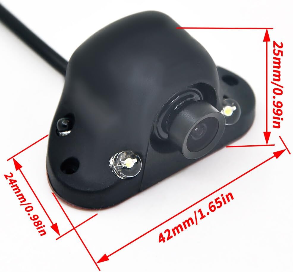 ya 4 8.8.2 170¡ã CCD AHD Car Front Side View Rearview Parking System Camera Night Vision