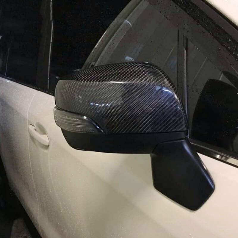 ya 11 9.14 baidifor Subaru XV Legacy for Forester Outback 2013-18 Carbon Fiber Rearview Mirror Cover