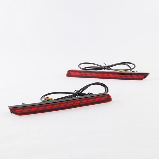 ya 4 8.10 Red LED Rear Bumper Turn Signal Light Brake Fog Light for Toyota for SIENNA 2021-2023
