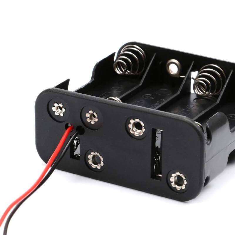 ya 16 10.20 baidi AA Battery Holder Protective Case, Double-Sided 4/6/8 Slot DIY Power Supply -