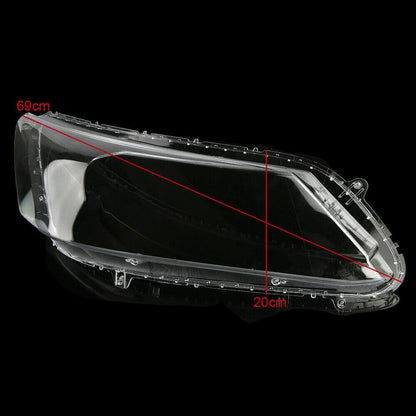 ya 4 8.10 2 Pieces Headlight Lens Cover Headlight Cover for Honda for Accord 2013-2015 Clear 