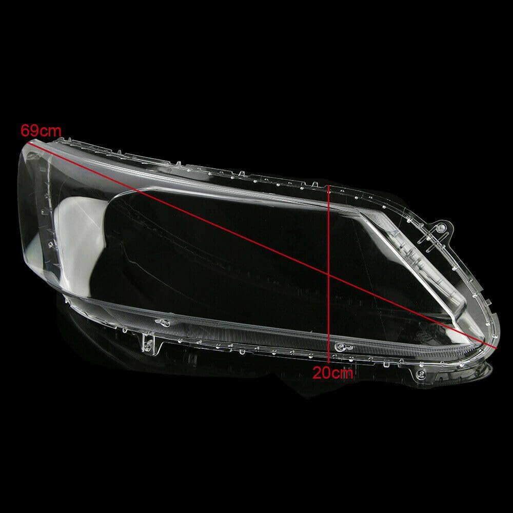 ya 11 9.14 zhengce 2 Pieces Headlight Lens Cover Headlight Cover for Honda for Accord 2013-201