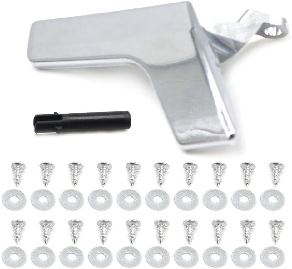 ya 5 8.10 for for Benz Bright Inside Interior Door Handle Repair Kit W204X204 Left Driver Side