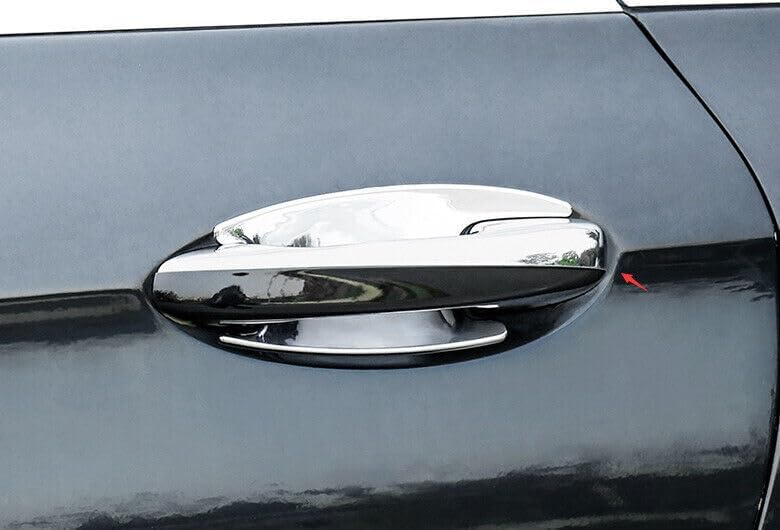ya 2 8.15 Suitable for Mercedes-Benz C-Class W205 ABS Silver External Door Handle Cover Decoration 15-21