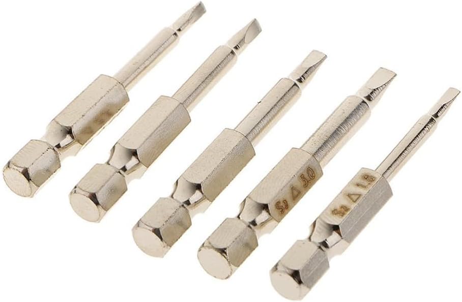 ya 26 10.21 baidi 5pcs Triangle Screwdriver Bits Tip S2 Steel 1/4