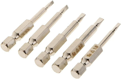 ya 26 10.21 baidi 5pcs Triangle Screwdriver Bits Tip S2 Steel 1/4-2