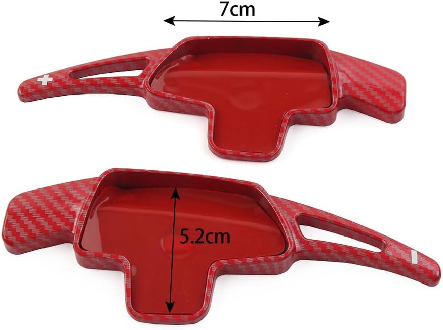 ya 5 8.10 Carbon Fiber Look Steering Wheel Paddle Shifter Extension Fit for Mercedes-Benz A/B