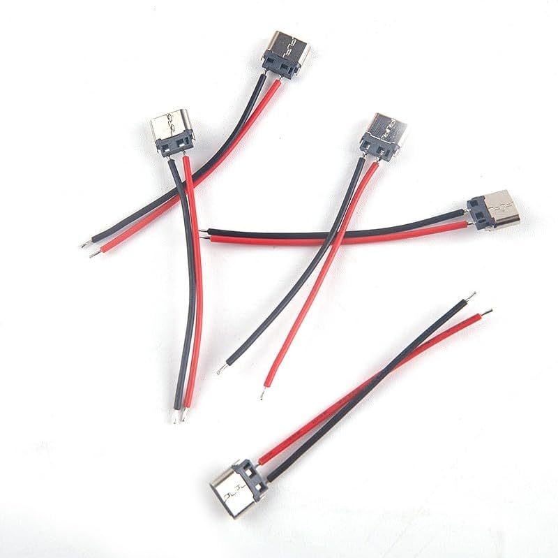 ya 26 10.21 baidi 5pcs USB Type-C 2P Welding Wire Female Connector Cable for Mobile Phone Charg-wq