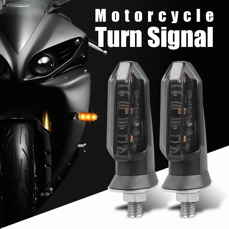 ya 7 8.24 baidi 4pcs Smoke Motorcycle LED Turn Signal Blinker Light Indicator for Suzuki for Yamaha