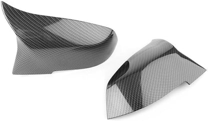 ya 11 9.14 baidiPair Rearview Side Mirror Cover Trim Guard for BMW F20 F21 F30 F31 F32 F34 E84