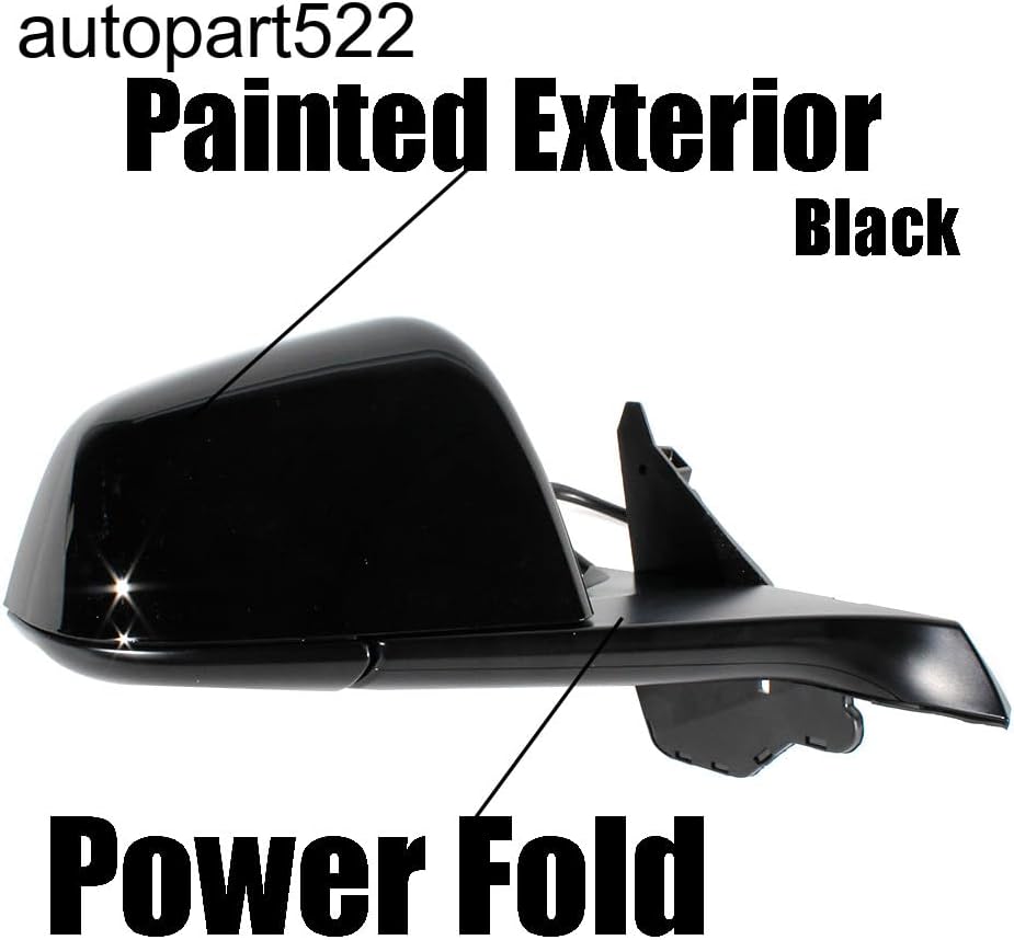 ya 7 8.24 baidi for Tesla Model Y 2020-2023 Black Right Passenger Side Mirror 13 Pin Heated