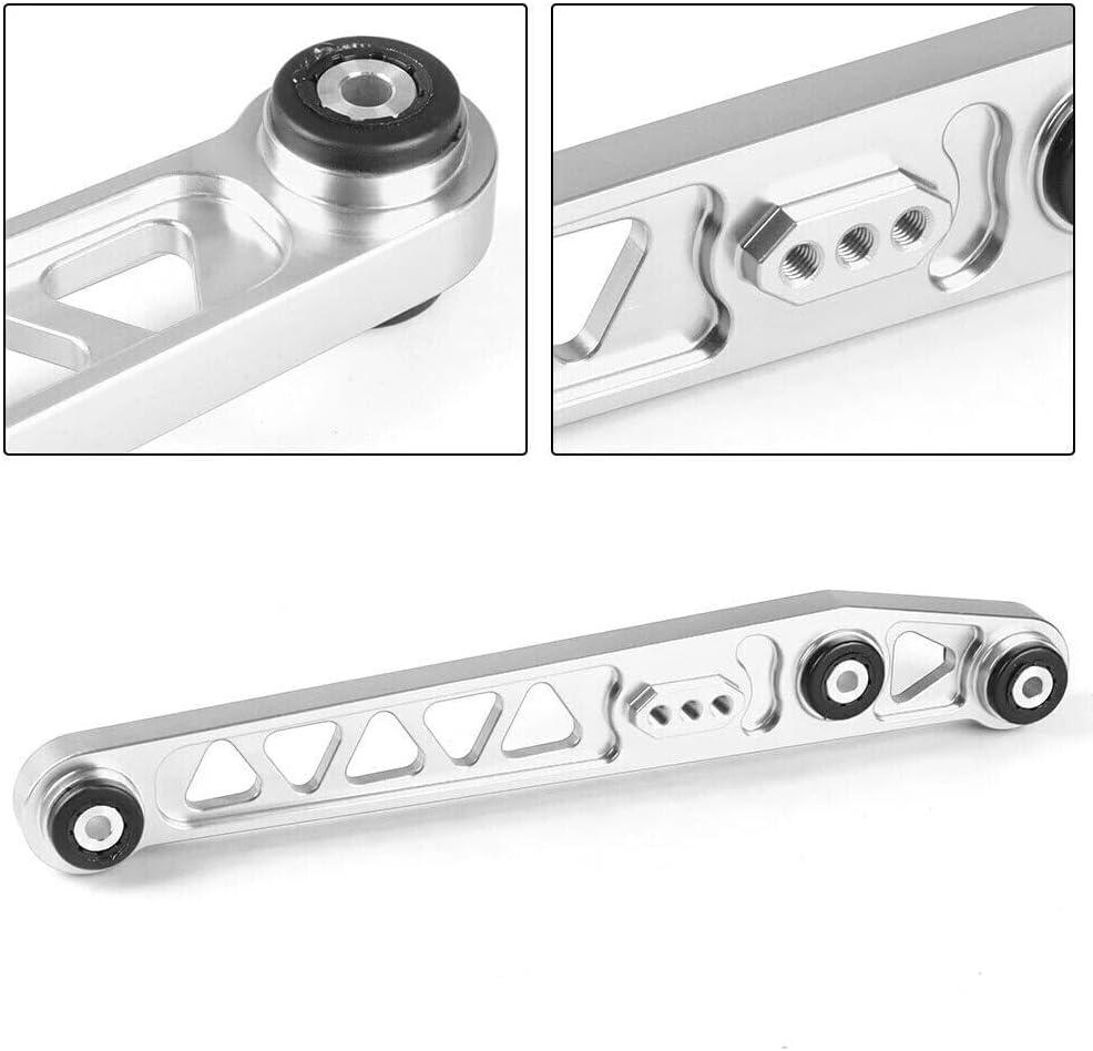 ya 13 9.15 baidi Rear Lower Control Arms Subf for Ram e Brace Tie Bar for Honda for Civic EK 96-00 Silver