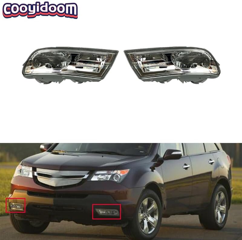 ya 9 10.24 1Pair Front Bumper LED Fog Light Signal Lamp for Honda for Acura MDX 2007-2009