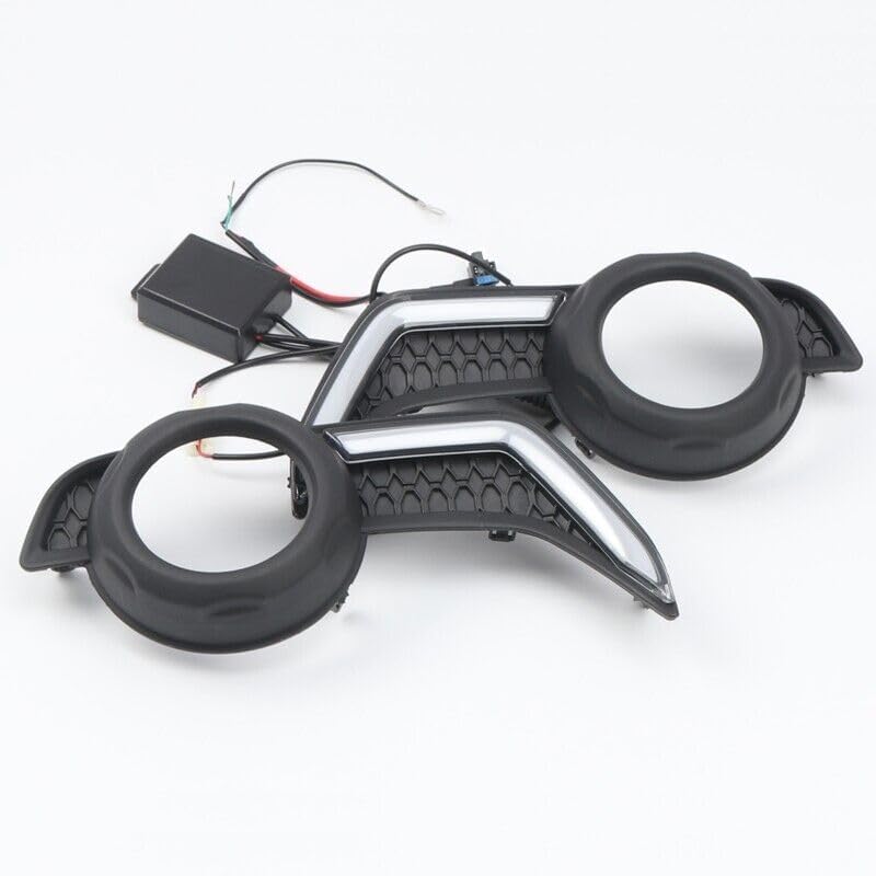 ya 4 8.8 for Toyota 4Runner 2014-2024 White LED Fog Light DRL Daytime Running Light 