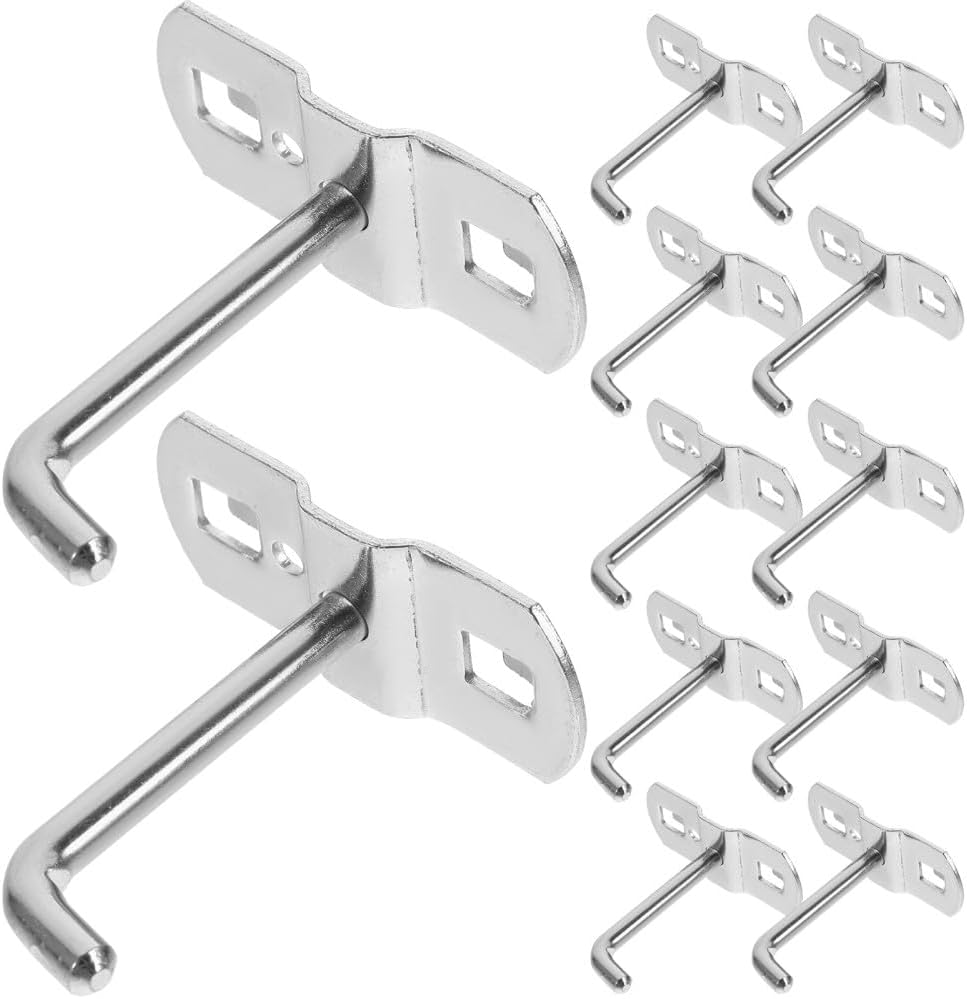 ya 26 10.21 baidi 12 Pcs Supermarket Shelf Rack Hook Exhibition Display Hook Fit for Square Tube
