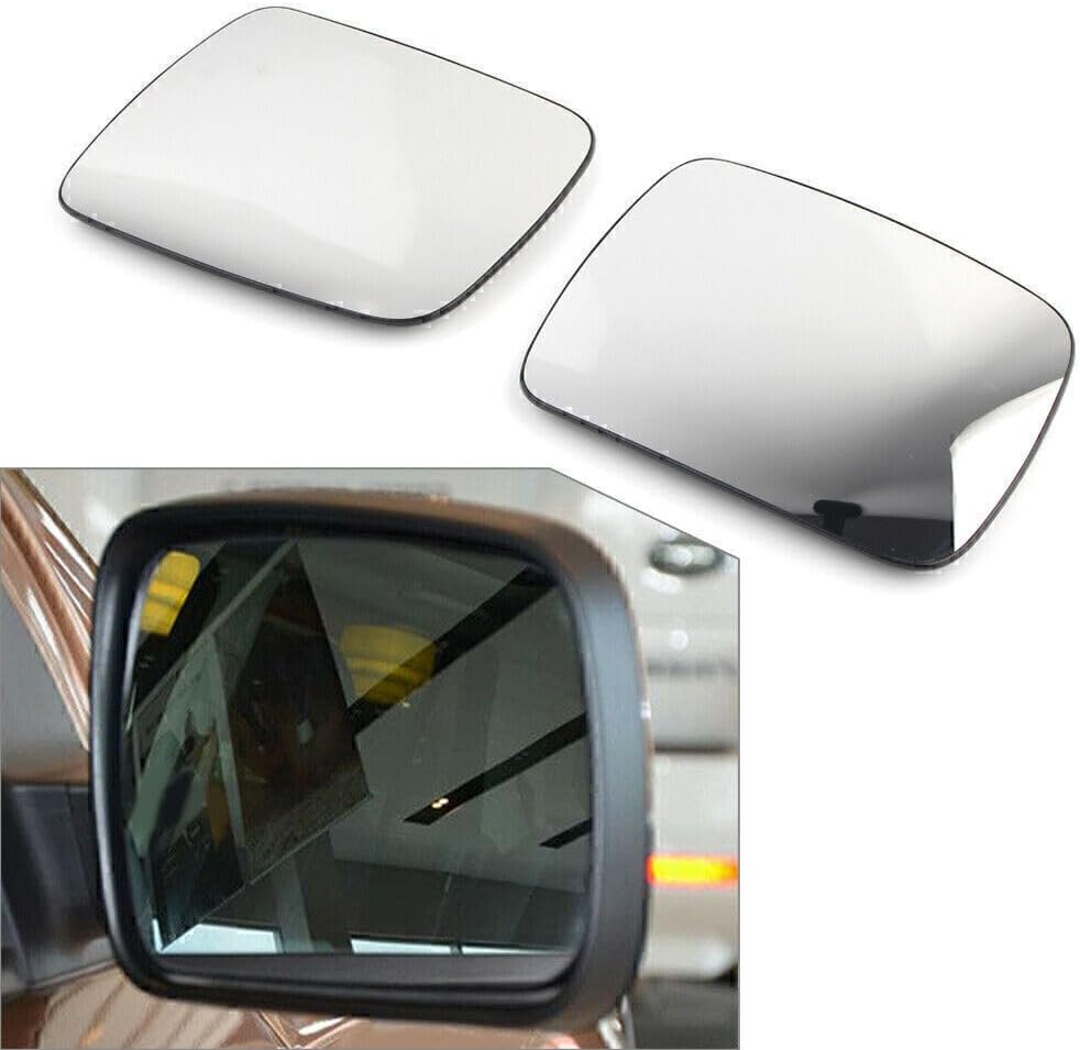 ya 2 8.15 2x Front Door Side Mirror Glass Fit for Land Rover for Range for Rover Sport LR2 LR4 10-14