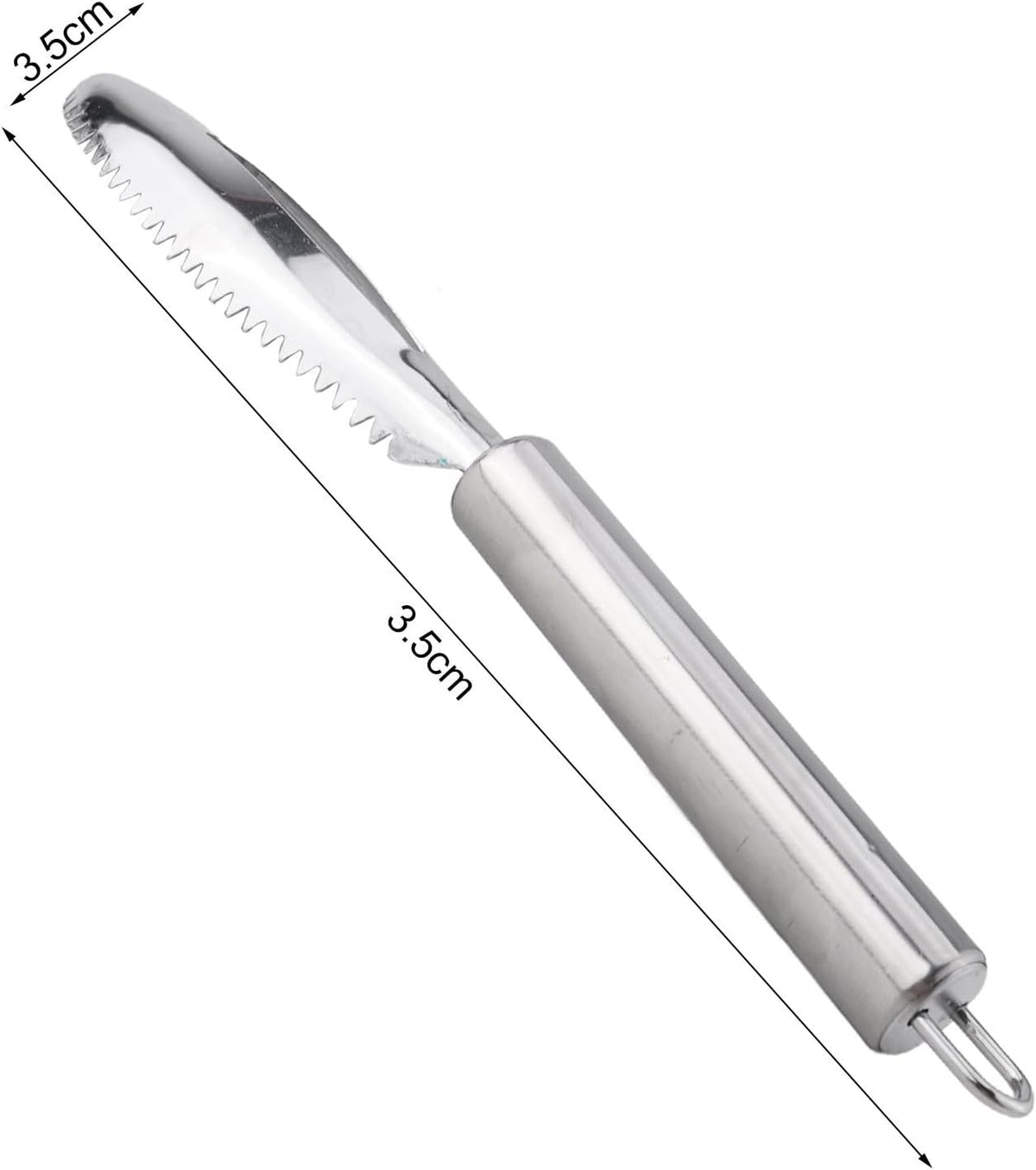 ya 14 9.20 baidi 1X Fish Scale Scraping Stainless Scaler For Fish Cleaning Tools Fish Skin Brush-1