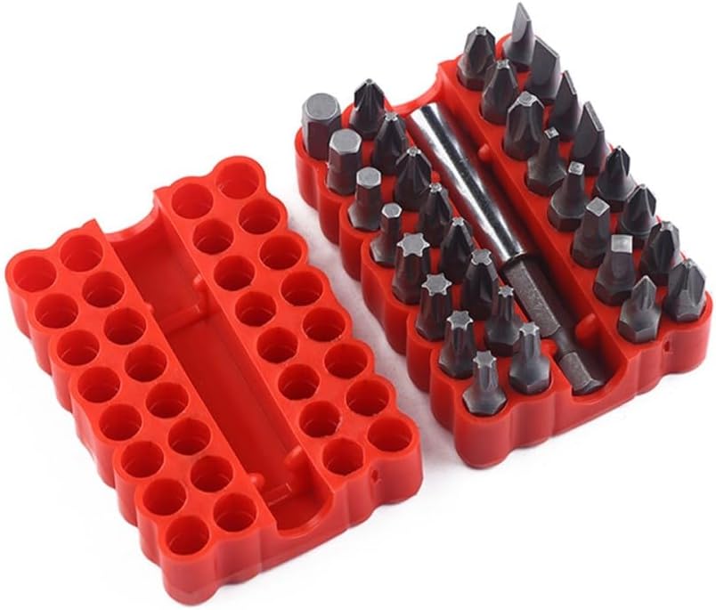 ya 26 10.21 baidi 33 Pcs Set Tamper Proof Star Bit Screwdriver Electric with Security Bits