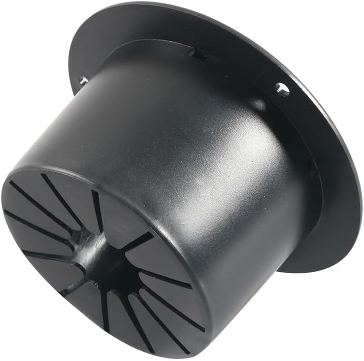 ya 4 8.8.2 Universal RV Camper Trailer Round Electric Power Cord Cable Hatch Cover Black