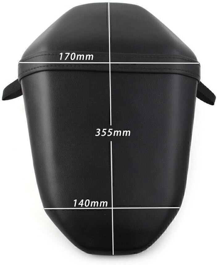 ya 4 8.8.2 Rear Passenger Pillion for SEAT Cover Fit for Yamaha MT07 MT-07 2018-2019 Black USA
