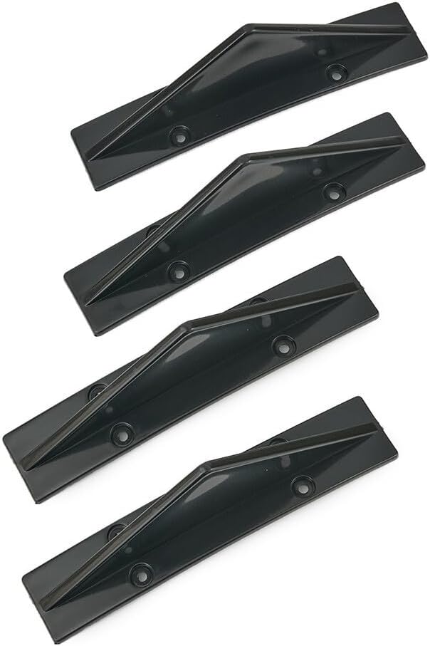 ya 2 8.15 4* Rear Bumper Diffuser Cap for Chrysler 300 ABS Plastic Black Universal New