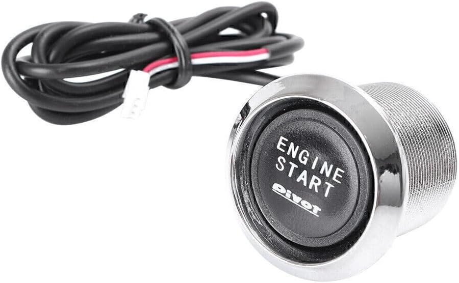 ya 4 8.24 baidi 1 Set Engine Start Push Button Ignition Starter Touch Kit Blue Universal