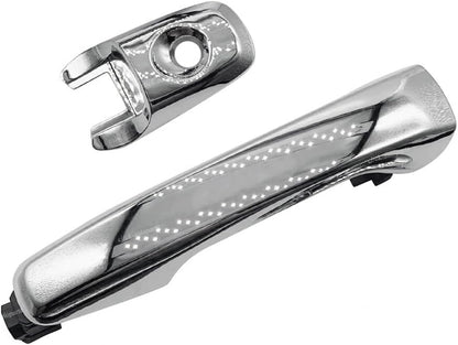 ya 9 10.24 Front Left Side Exterior Door Handle All Chrome Fits 2011-2017 for Ford Explorer