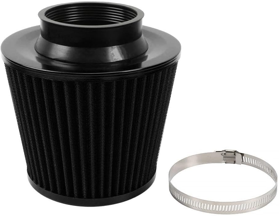 ya 13 9.15 baidi Black 3 High Flow Inlet Dry Air Filter Cold Air Intake Cone Replacement 76mm