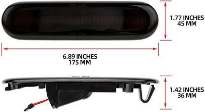 ya 7 8.24 baidi 4 Pack LED Smoked Side Marker Lights for 02-05 for Honda for Civic 7th Generation Si/SiR Hatchback 
