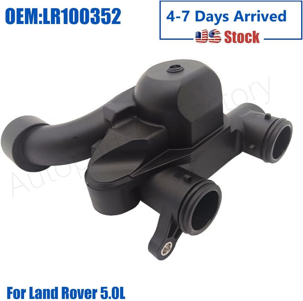 ya 11 9.14 baidiLR100352 New Front Coolant Water Control Valve Pipe For for Land Rover 5.0L