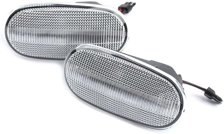 ya 4 8.10 Transparent LED Side Marker Turn Signal Light for Mitsubishi Triton L200 for Pajero Sport