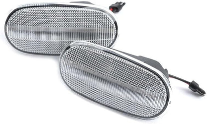 ya 4 8.10 Transparent LED Side Marker Turn Signal Light for Mitsubishi Triton L200 for Pajero Sport