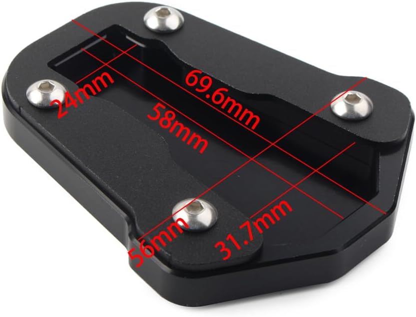 ya 4 8.8.2 Side Kickstand Enlarge Plate Pad for Honda CRF300L CRF300 Rally 2021-2022