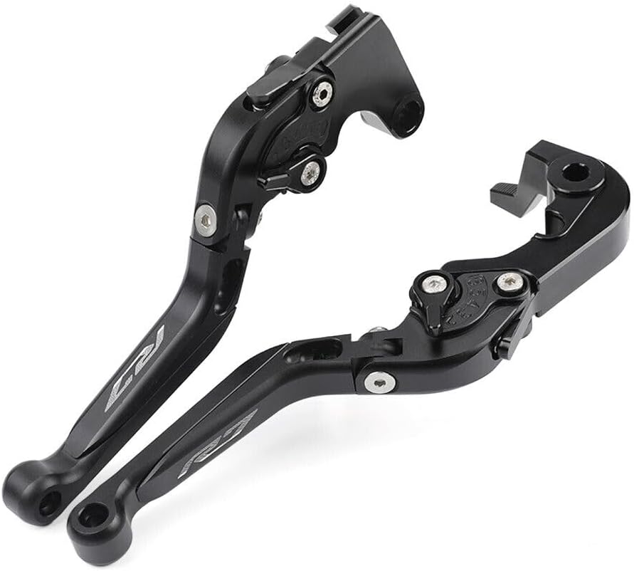 ya 4 8.14 Adjustable Extendable Folding Brake Clutch Lever Kit for Yamaha YZF R7 2021-2024
