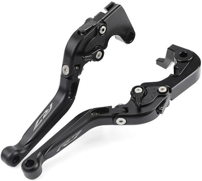 ya 4 8.14 Adjustable Extendable Folding Brake Clutch Lever Kit for Yamaha YZF R7 2021-2024