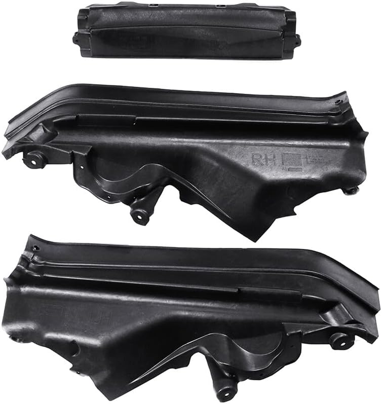 ya 4 8.14 3Pcs Engine Upper Compartment Partition Panel 51717169420 for BMW X5 X6 E70 E71