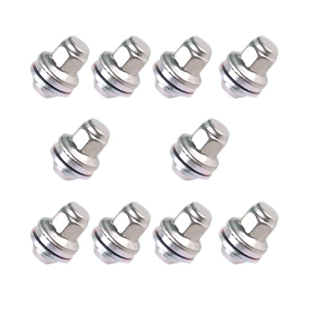 ya 5 8.10 10X Wheel Bolt Lug Nut Set 2C35294010 Fits for Jaguar S-Type X-Type XJ8 XJR for XF