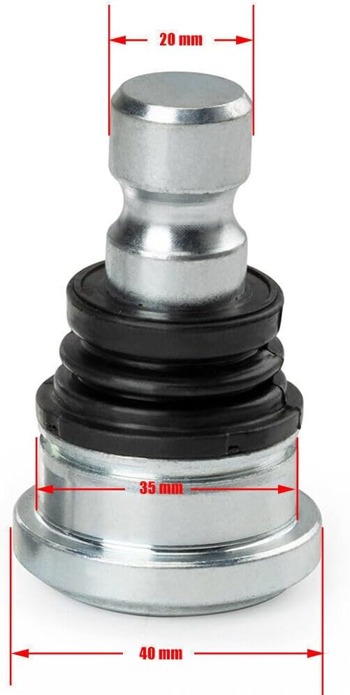 ya 9 10.24 4-Pack Upper Lower Front Ball Joints for Polaris RZR 900 - XP 4 S Trail 7082507