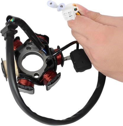 ya 4 8.8.2 6Poles 5 Wires Half-Wave Ignition Magneto Stator for GY6 50/125cc ATV Quad Bike