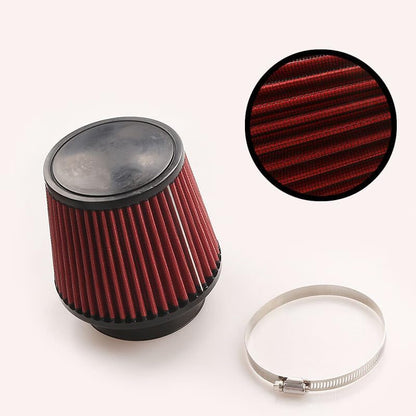 ya 10 9.16 zhengce 76mm 3 High Flow Round Cone Enclosed Cold Air Filter Cleaner