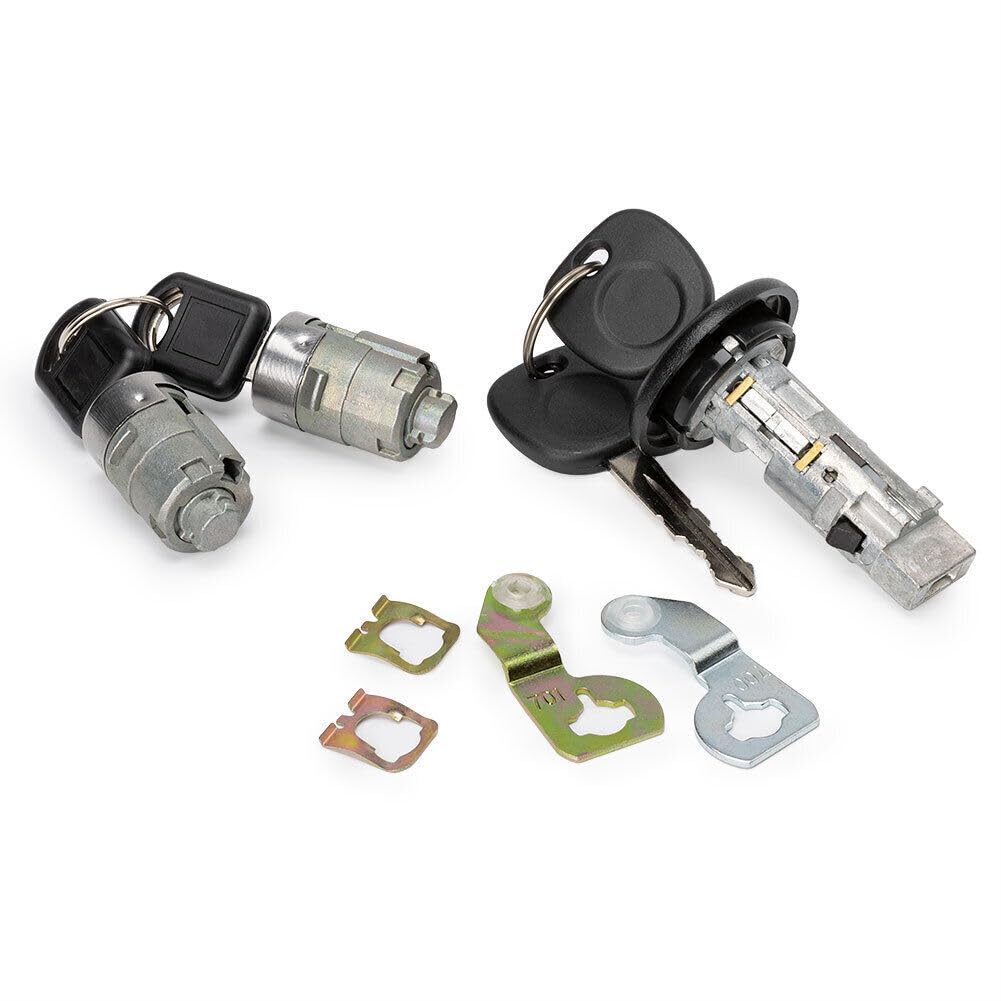 ya 4 8.8 Ignition and Door Lock Cylinder with Key for Universal Silverado Tahoe 2001-2006