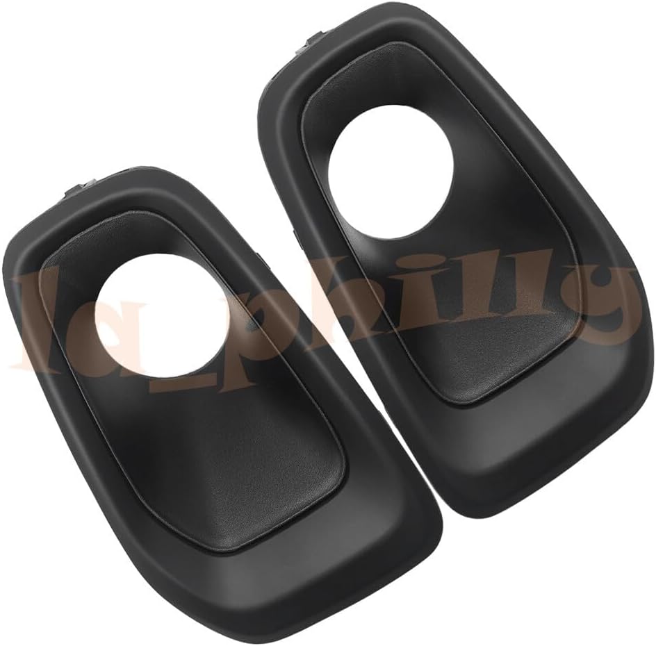 ya 9 10.24 For 2015 2016 2017 2018 for Jeep Renegade RH&LH Bumper Fog Lamp Bezel Matte Black