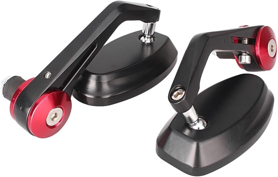 ya 2 8.15 7/8 Handle Bar End Rearview Mirrors fit for Harley-Davidson Models Universal po
