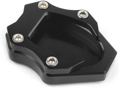 ya 4 8.8.2 Motor Kickstand Side Kick Stand Plate Pad Fit for Kawasaki VERSYS 650 2010-16 Black